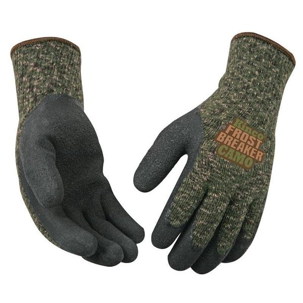 Frost Breaker HighDexterity Protective Gloves, Men's, L, Regular Thumb, Knit Wrist Cuff, Acrylic 1788-L
